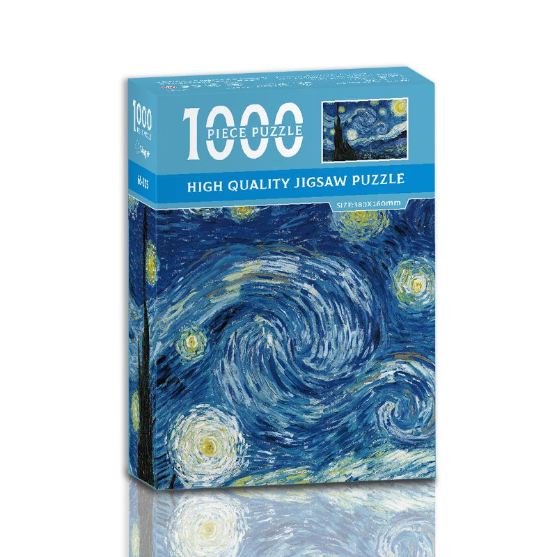 Obras de Van Gogh - Puzzle de 1000 piezas (38 x 26 cm)