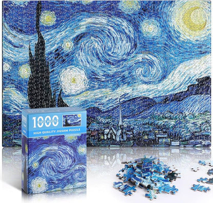 Obras de Van Gogh - Puzzle de 1000 piezas (38 x 26 cm)